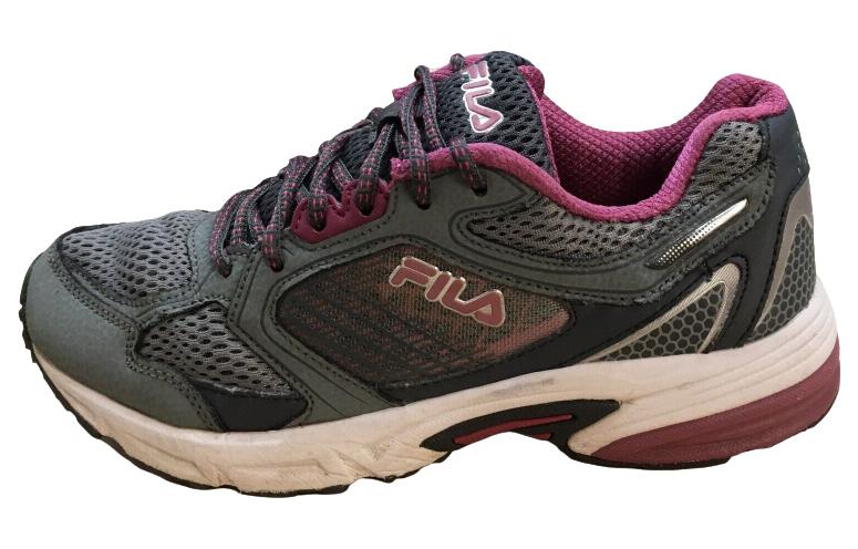 (W) FILA Running Shoes Low 'Grey Red'