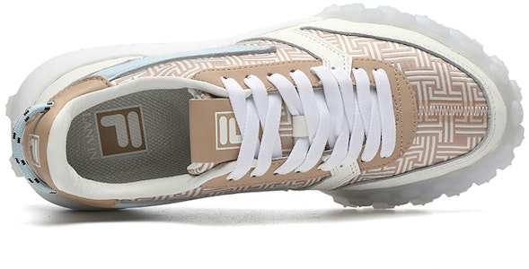 (W) Kasut Lari FILA Rendah 'Putih Pasir Cuba' F12W144141FSC Lookbook (W) Kasut Lari FILA Rendah 'Putih Pasir Cuba' F12W144141FSC