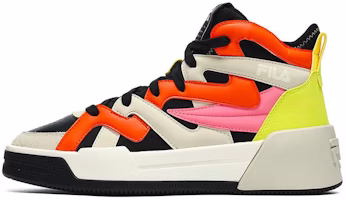 (Women) FILA Salto FX Skate Shoes 'White Orange Black' F12W243601FBE (Women) FILA Salto FX Skate Shoes 'White Orange Black' F12W243601FBE