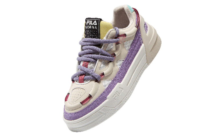 Lookbook (W) FILA サルト ロー (白/紫) F12W141225FSV