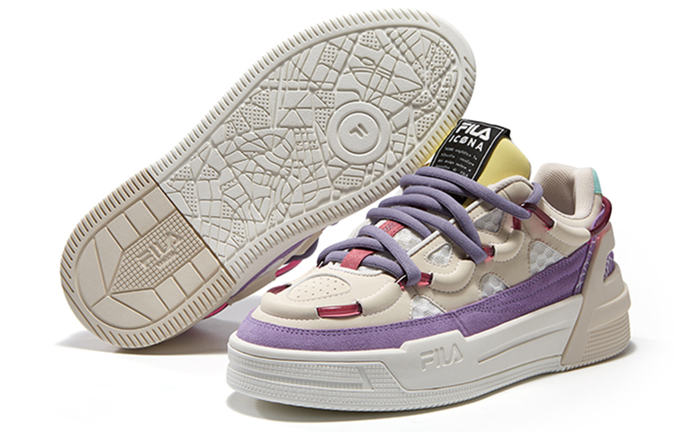 Purchase (W) FILA サルト ロー (白/紫) F12W141225FSV