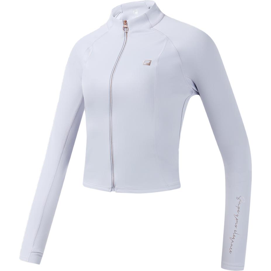 (Women) FILA Short Waist Sport Casual Long-Sleeve Jacket Light Lilac Purple A11W321504F-PR