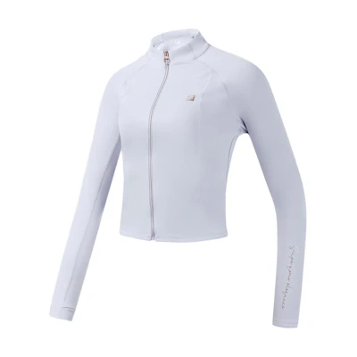 (Women) FILA Short Waist Sport Casual Long-Sleeve Jacket Light Lilac Purple A11W321504F-PR