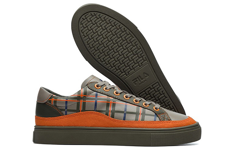 Purchase (W) Chaussures de Skate FILA ''Gris Orange'' F12W144305FFD