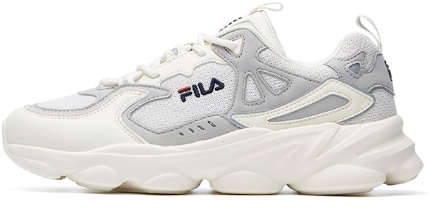 FILA斐樂 Skipper 復古 低筒 跑步鞋 女款 白灰 Buy FILA斐樂 Skipper 復古 低筒 跑步鞋 女款 白灰