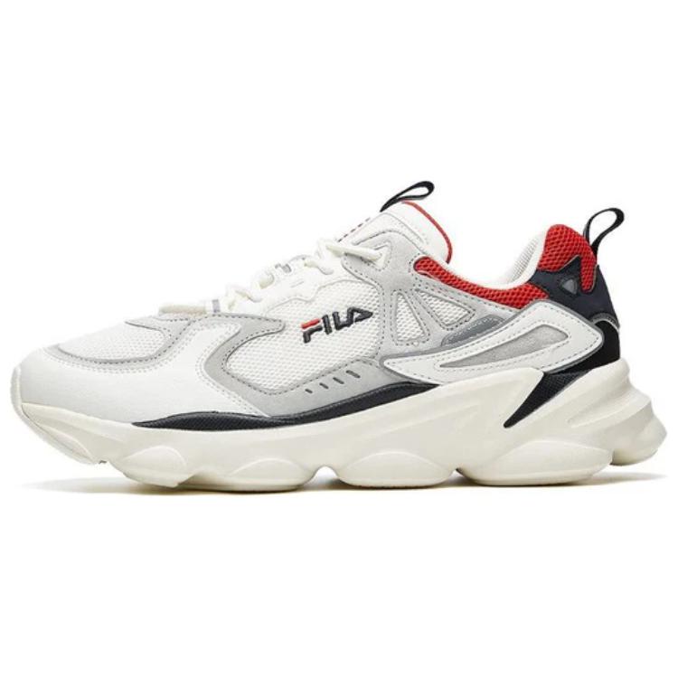 (Women) FILA Skipper Retro Low 'White Grey Red' F12W011113FMG