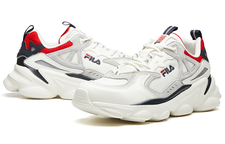 Lookbook (Women) FILA Skipper Retro Low 'White Grey Red' F12W011113FMG