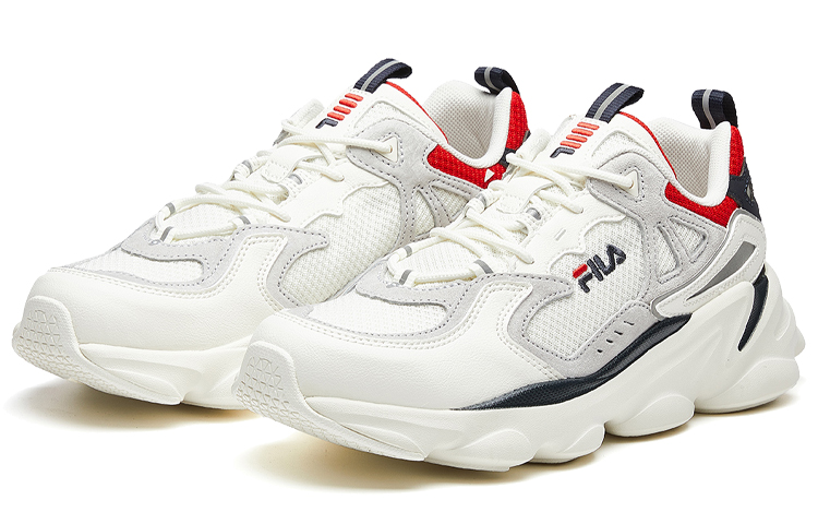 Shop (Women) FILA Skipper Retro Low 'White Grey Red' F12W011113FMG