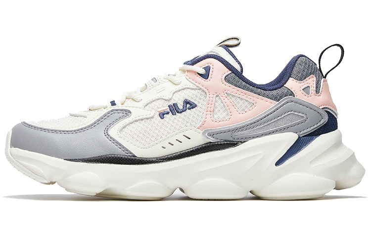 (Women) FILA Skipper Sneakers Grey/Pink/White F12W021108FSA