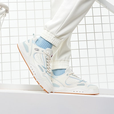 FILA斐乐 Slam 22 舒適休閒時尚 板鞋 女款 白冰灰 Sizing FILA斐乐 Slam 22 舒適休閒時尚 板鞋 女款 白冰灰