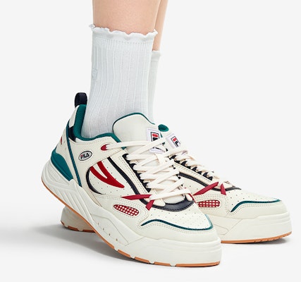 (W) FILA Slam 22 'Blanco Rojo Verde' F12W231217FAA Cheap (W) FILA Slam 22 'Blanco Rojo Verde' F12W231217FAA
