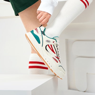 (Women) FILA Slam 22 'White Red Green' F12W231217FAA 1
