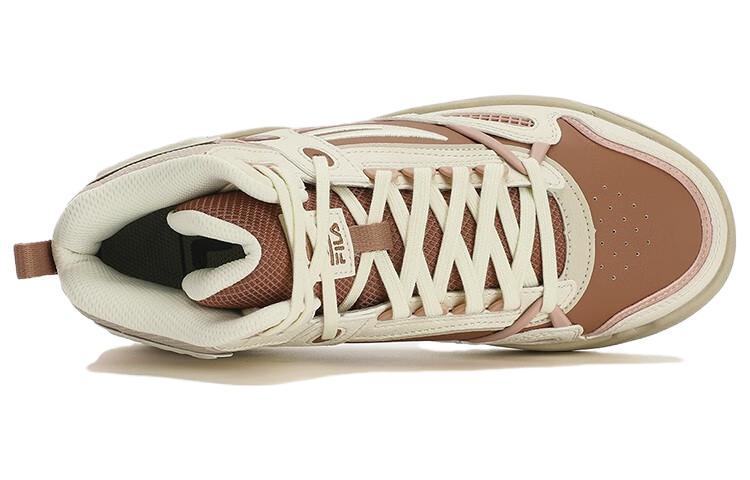 Lookbook FILA斐樂 SLAM MID 緩震耐磨 中筒 滑板鞋 女款 海狸棕