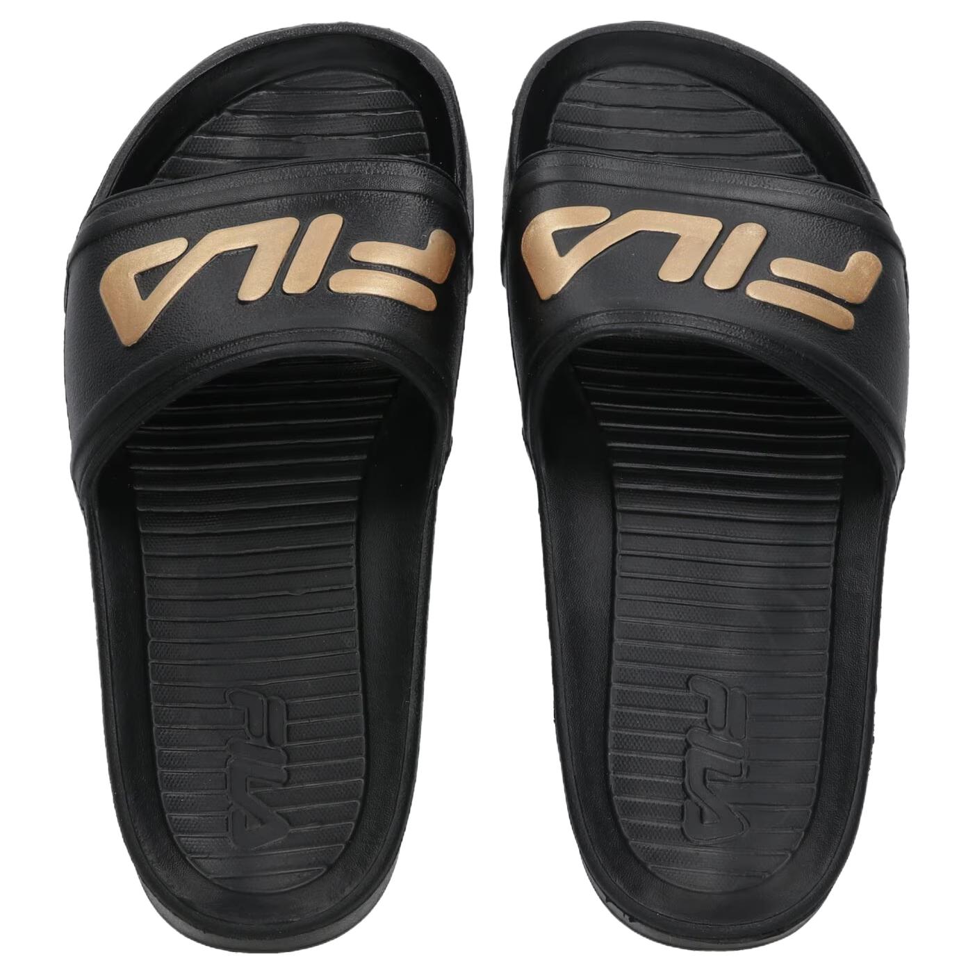 Lookbook (W) FILA Sleek Slide LT ''Nero Oro'' 5SM00002_045