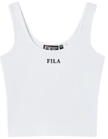 (Women) FILA Slim Fit Knit Tank Top in Classic White. F51W429103F-WT (Women) FILA Slim Fit Knit Tank Top in Classic White. F51W429103F-WT