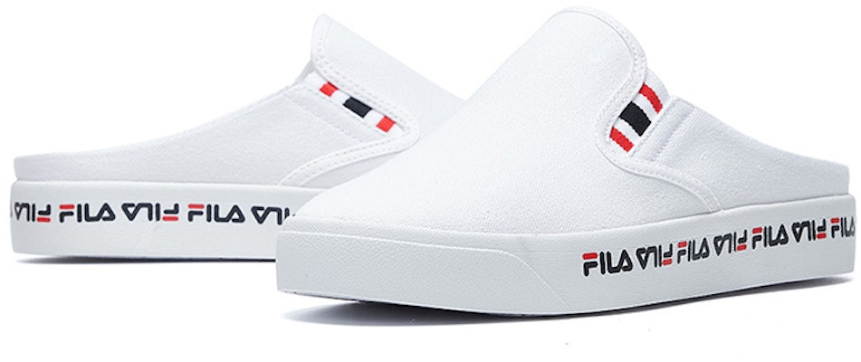 (W) 斐乐无后跟便鞋 F62W021301FWT Shop (W) 斐乐无后跟便鞋 F62W021301FWT