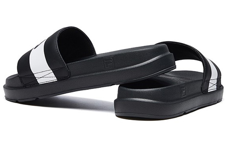 (W) FILA Slippers Black/White 圖 3
