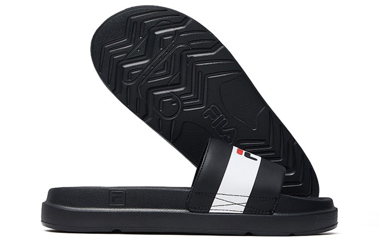 (W) FILA Slippers Black/White 圖 4