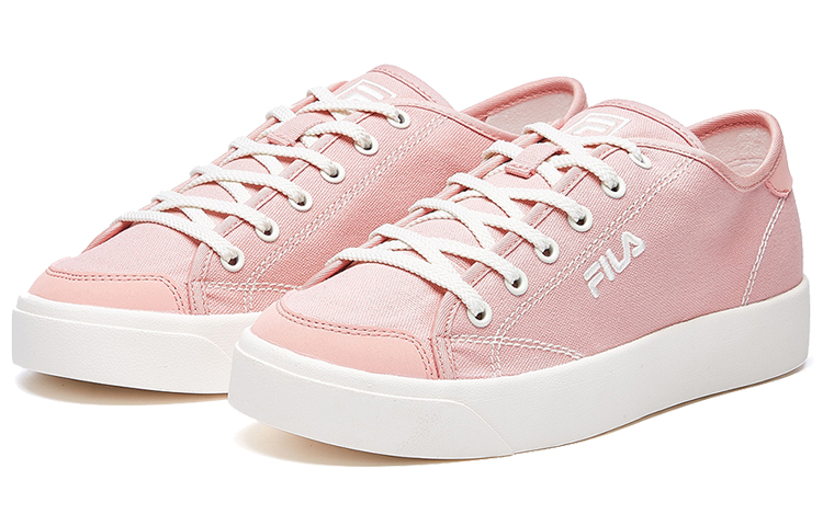 Lookbook FILA斐乐 時尚 低筒 板鞋 女款 粉白