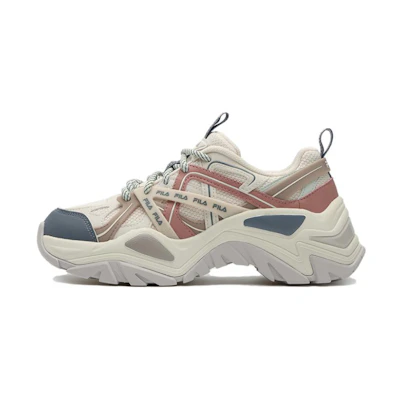 (W) FILA Sofia 1S Fishbone Modern Low-Top Shoes 'White Pink Blue'