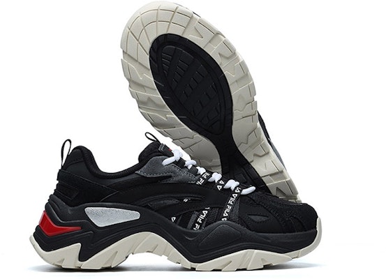 Fila 斐樂 Sofia 魚刺 減震防滑耐磨 低筒老爹鞋 女款 黑紅 Purchase Fila 斐樂 Sofia 魚刺 減震防滑耐磨 低筒老爹鞋 女款 黑紅