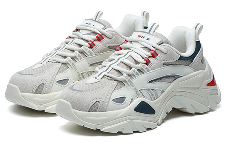 Lookbook (W) FILA Sofia Low '鱼骨白灰' F12W034120FWS