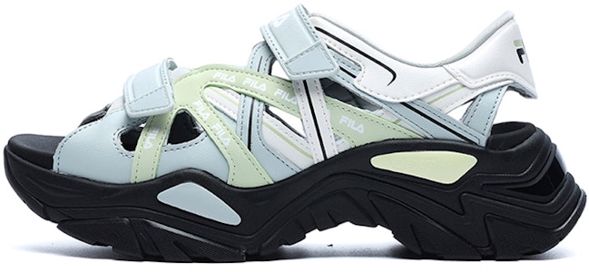 (W) FILAソフィアサンダル (白/緑) F12W221407FWS Buy (W) FILAソフィアサンダル (白/緑) F12W221407FWS