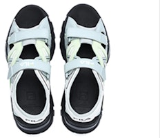 (W) 휠라 소피아 샌들 '화이트 그린' F12W221407FWS Lookbook (W) 휠라 소피아 샌들 '화이트 그린' F12W221407FWS