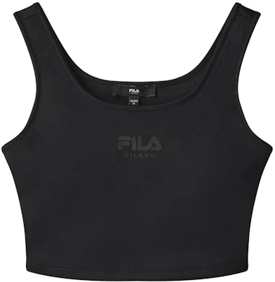 (Women) FILA Solid Backless Cropped Tank Top - Black F11W415102F-BK Buy (Women) FILA Solid Backless Cropped Tank Top - Black F11W415102F-BK
