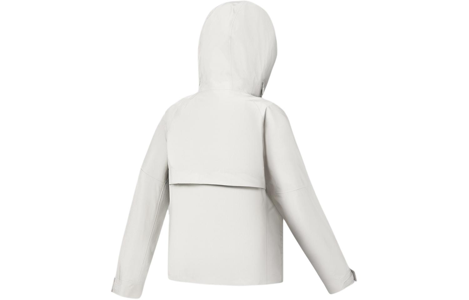 (Women) FILA Solid Color Hooded Loose Fit Woven Jacket in Cloud White A11W417709F-WT 圖 3