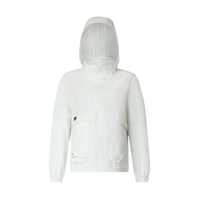 (Women) FILA Solid Color Hooded Woven Sports Jacket Light Green A11W417705F-LG