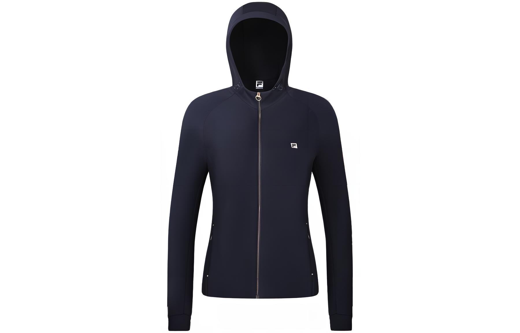 (Women) FILA Solid Color Hoodie Jacket in Royal Blue A11W411507F-NV