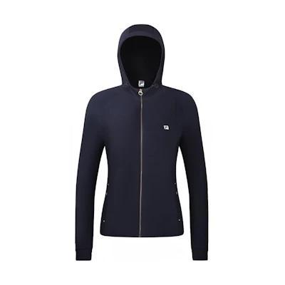 (Women) FILA Solid Color Hoodie Jacket in Royal Blue A11W411507F-NV