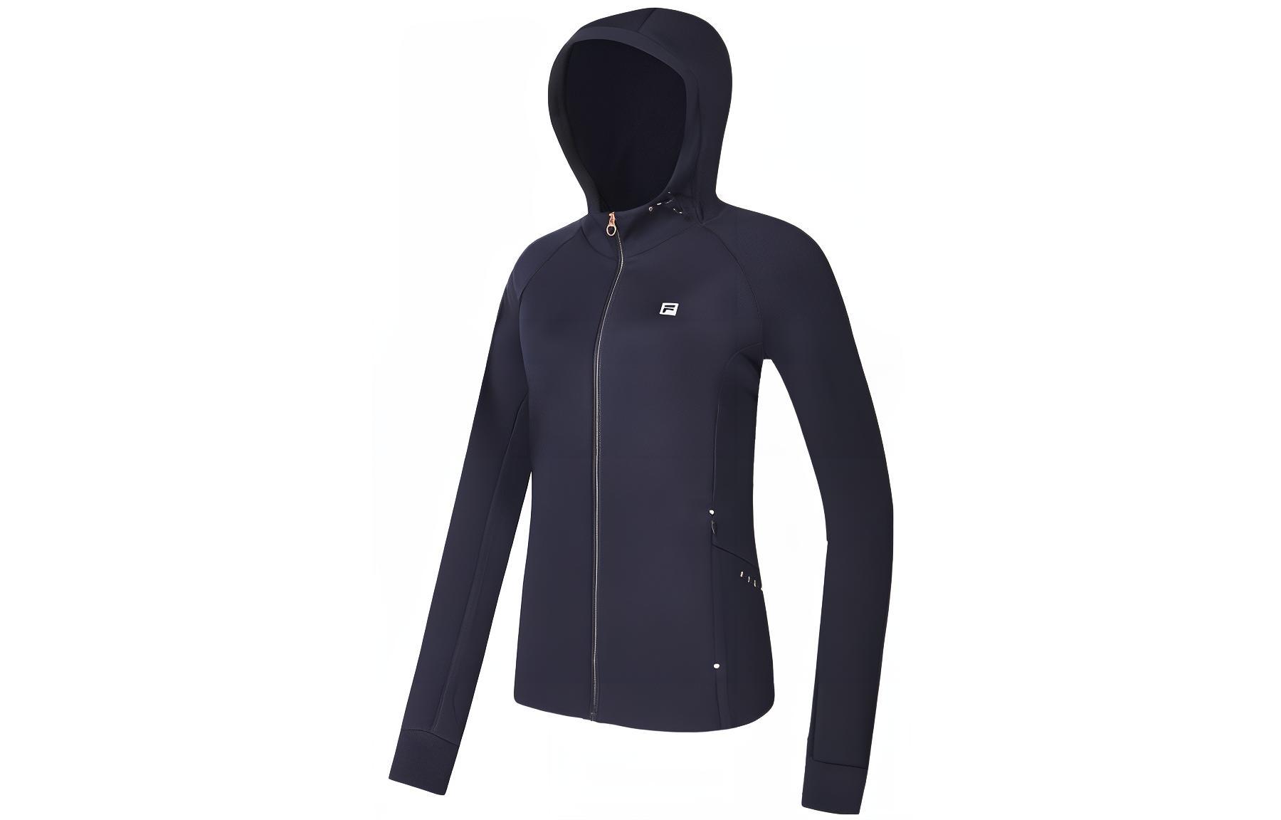 Shop (W) FILA純色連帽外套皇家藍 A11W411507F-NV