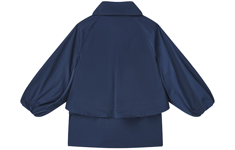 Lookbook (W) FILA纯色单排扣夹克塔霍蓝长袖 F11W324703F-DB