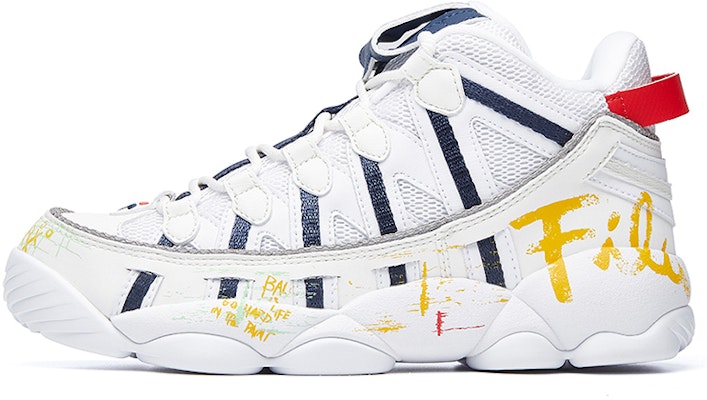 (Women) FILA Spaghetti Classic White/Blue/Yellow T12W041204FWS Buy (Women) FILA Spaghetti Classic White/Blue/Yellow T12W041204FWS