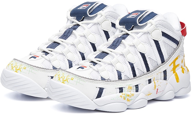 (Women) FILA Spaghetti Classic White/Blue/Yellow T12W041204FWS Lookbook (Women) FILA Spaghetti Classic White/Blue/Yellow T12W041204FWS