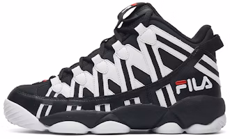 (Women) FILA Spaghetti Mid-cut Black/White F12W041243FBW (Women) FILA Spaghetti Mid-cut Black/White F12W041243FBW