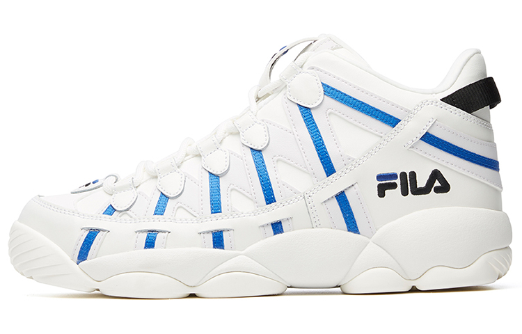 (Women) FILA Spaghetti Mid White/Blue F12W041243FBN