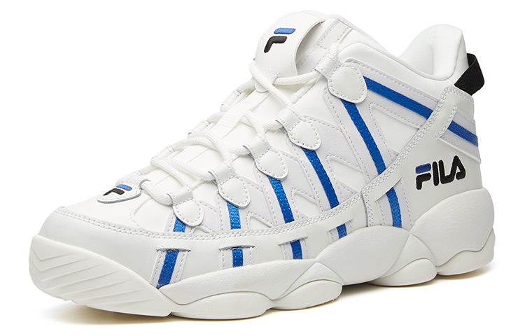 Order (W) FILA Spaghetti Mid Wit/Blauw F12W041243FBN