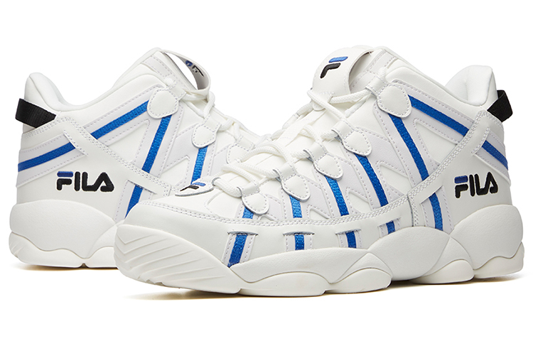Shop (W) FILA Spaghetti Mid Wit/Blauw F12W041243FBN