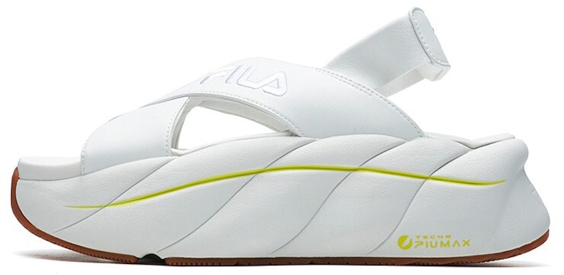 (W) FILA 明亮白色运动凉鞋 F12W124528FLW Buy (W) FILA 明亮白色运动凉鞋 F12W124528FLW