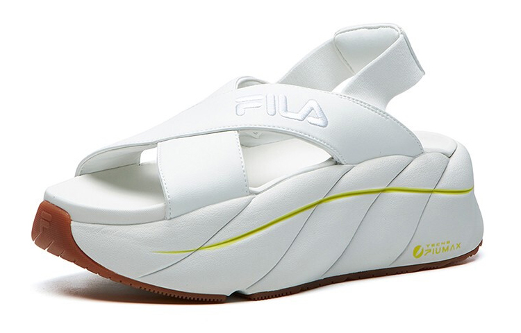 Order (Women) FILA Sports Sandals For Bright White F12W124528FLW
