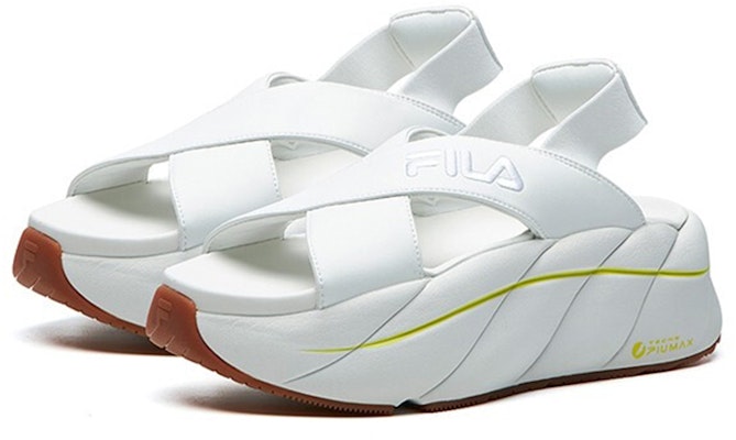 (W) FILA 明亮白色运动凉鞋 F12W124528FLW Lookbook (W) FILA 明亮白色运动凉鞋 F12W124528FLW