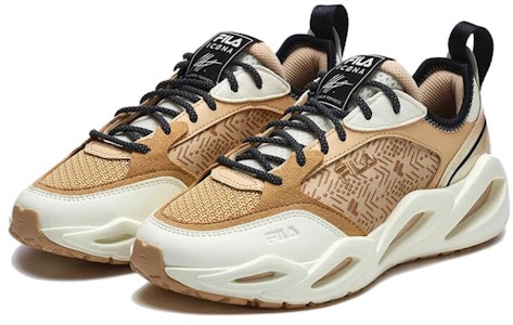 (W) FILA Kasut Sukan 'Tan Putih' F12W313101FBV Order (W) FILA Kasut Sukan 'Tan Putih' F12W313101FBV