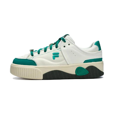 (W) FILA Stack Sneaker 'White Green'