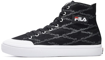 (Women) FILA Strada High-Top Canvas Sneakers Black F12W034412FBK (Women) FILA Strada High-Top Canvas Sneakers Black F12W034412FBK