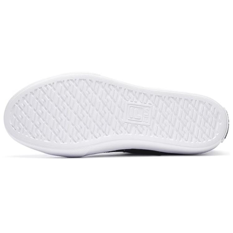 (W) FILA Strada High-Top Canvas Sneakers Black 圖 4