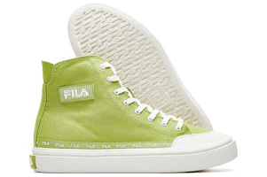 Shop Fila 斐樂 Strada 串標 高幫帆布鞋 女款 綠白