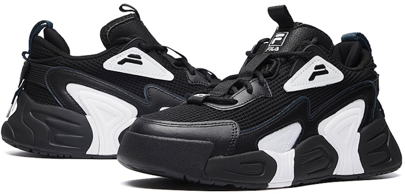 (W) FILA SWARM 低帮旋纹运动鞋 '黑白' F12W034124FBW Lookbook (W) FILA SWARM 低帮旋纹运动鞋 '黑白' F12W034124FBW